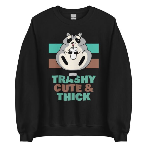 unisex crew neck sweatshirt black front 65e9d132ba377