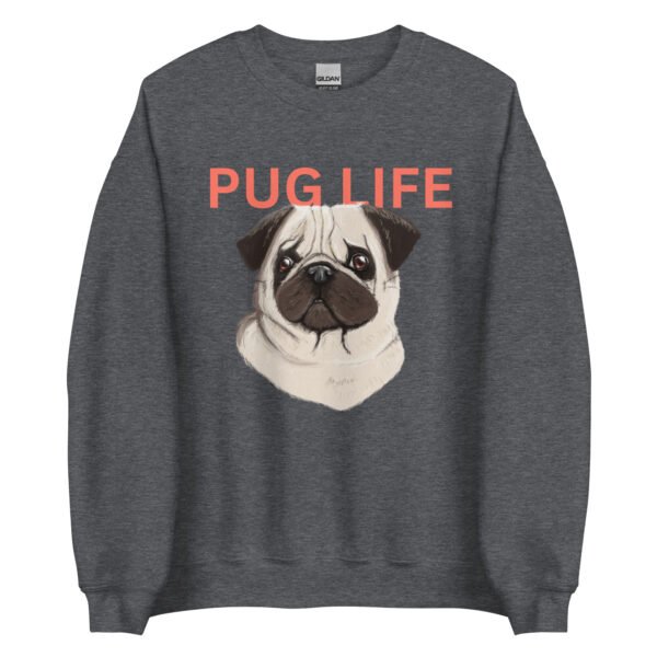 unisex crew neck sweatshirt dark heather front 65e9d34115d7a
