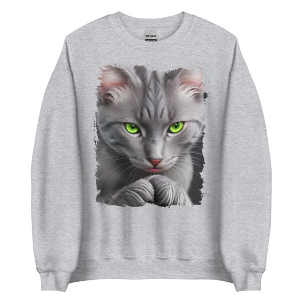 unisex crew neck sweatshirt sport grey front 65e9cd0bb66f1