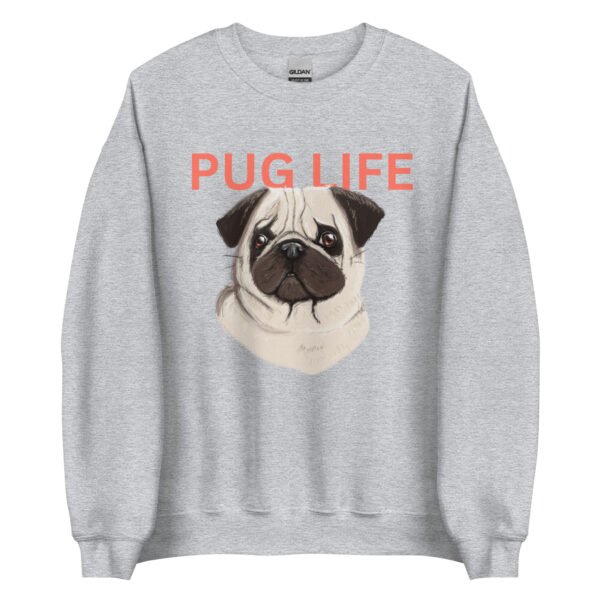 unisex crew neck sweatshirt sport grey front 65e9d34116809