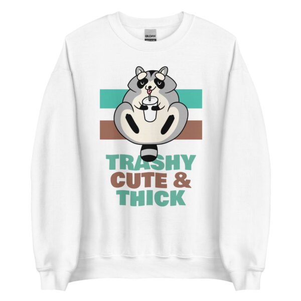 unisex crew neck sweatshirt white front 65e9d132bcec3